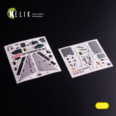 1/32 GR.MK7 Harrier Interior 3D Decals for Trumpeter kit