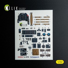 1/32 Ju-87G Interior 3D Decals for Hasegawa kit