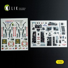 1/32 F-4C Interior 3D Decals for Tamiya kit