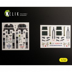 1/32 F-5F Interior 3D Decals for Kitty Hawk/Zimi kit