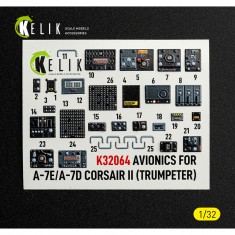 1/32 Avionics for A-7E/D CORSAIR II Exterior 3D Decals for Trumpeter kit