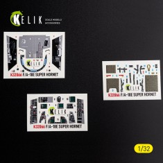 1/32 F/A-18E Super Hornet Interior 3D Decal for Trumpeter Kit