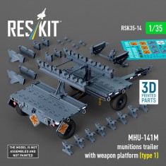 1/35 MHU-141M Munitions Trailer with Weapon Platform (Type 1)