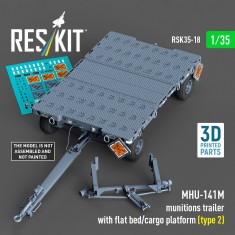 1/35 MHU-141M Munitions Trailer with Flat Bed/Cargo Platform (Type 2)
