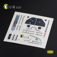 1/35 MI-4 Interior 3D-decals for Trumpeter kits