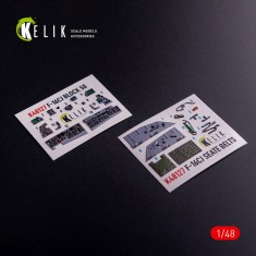 1/48 F-16CJ Fighting Falcon Interior 3D Decals for Tamiya kit