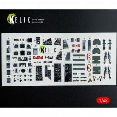 1/48 F-14A Interior 3D Decals for GWH kit