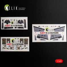 1/48 TA-4J Skyhawk Interior 3D Decal Set for Hasegawa Kit
