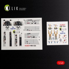 1/48 Aermacchi MB-326 Interior 3D Decal for Italeri Kit