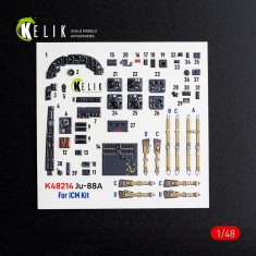 1/48 Junkers Ju 88A Interior 3D Decal for ICM Kit