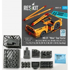 1/72 MD-3T Mule Tow Tractor for A-3/4/6/7RA-5C/EA-6B/E-2C/C-2/F-4/F-8/F-14