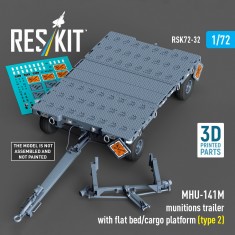 1/72 MHU-141M Munitions Trailer with Flat Bed/Cargo Platform (Type 2)