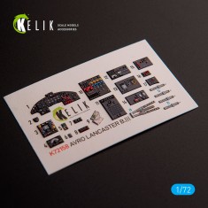 1/72 Avro Lancaster B.III Interior 3D Decals for Airfix kit