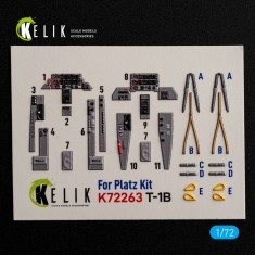 1/72 T-1B Buckeye Interior 3D Decal Set for Platz Kit