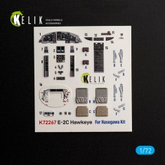 1/72 E-2C Hawkeye Interior 3D Decal Set for Hasegawa Kit