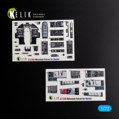 1/72 Millennium Falcon Interior 3D Decal for Bandai Kit
