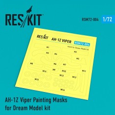 1/72 Bell AH-1Z Viper Painting Masks for Dream Model