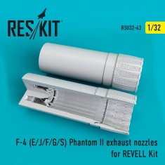 1/32 McDonnell Douglas F-4 Phantom II (E/J/F/G/S) Phantom II Exhaust Nozzles for Revell
