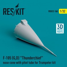 1/32 F-105 (G/D) Thunderchief Nose Cone with Pitot Tube for Trumpeter Kit
