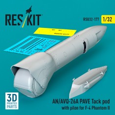 1/32 AN/AVQ-26A PAVE Tack Pod with Pilon for F-4 Phantom II