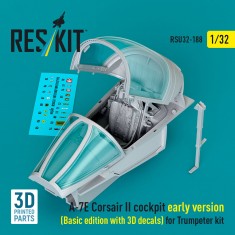 1/32 A-7E Corsair II Early Cockpit (Basic edition with 3D decals) for Trumpeter kit