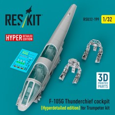 1/32 F-105G Thunderchief Cockpit (Hyperdetailed Edition) for Trumpeter Kit