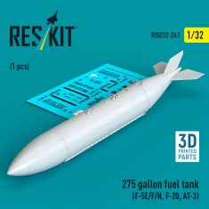 1/32 275 gallon Fuel Tank for F-5E/F/N, F-20, AT-3 (1pc)