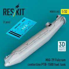 1/32 MiG-29 Fulcrum Centerline PTB-1500 Fuel Tank (1pc)