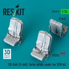1/35 CH-54A (S-64E) Tarhe Pilots Seats for ICM kit (3pcs)