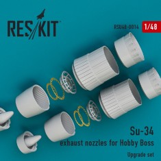 1/48 Sukhoi Su-34 Exhaust Nozzles for Hobby Boss kits