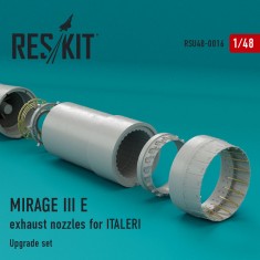 1/48 Dassault Mirage III E Exhaust Nozzles for Italeri kits