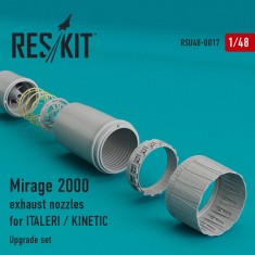 1/48 Mirage 2000 Exhaust Nozzles Italeri for Italeri kits