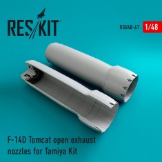 1/48 Grumman F-14D Tomcat Open Exhaust Nozzles for Tamiya kits