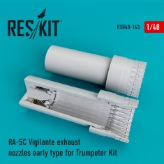 1/48 RA-5C Vigilante Exhaust Nozzles Early type for Trumpeter Kit