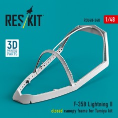 1/48 F-35B Lightning II Closed Canopy Frame for Tamiya Kit