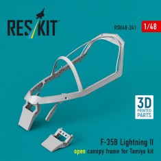 1/48 F-35B Lightning II Open Canopy Frame for Tamiya Kit