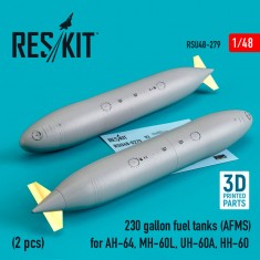 1/48 230 Gallon Fuel Tanks (Afms) for Ah-64, Mh-60L, Uh-60A, Hh-60 (2pcs)