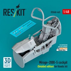 1/48 Mirage-2000-5 Cockpit (Detailed edition) for Kinetic kit