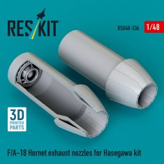 1/48 F/A-18 Hornet Exhaust Nozzles for Hasegawa kit