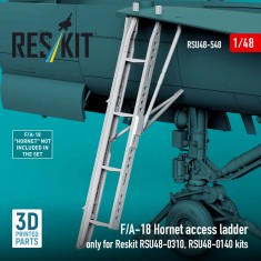 1/48 F/A-18 Hornet Access Ladder only for Reskit RSU48-0310, RSU48-0140 kits