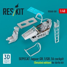 1/48 SEPECAT Jaguar GR.1/GR.1A Cockpit Detailed for Airfix Kit