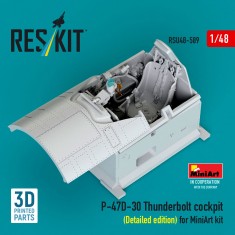 1/48 P-47D-30 Thunderbolt Cockpit (Detailed edition) for MiniArt kit