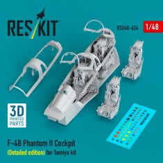 1/48 F-4B Phantom II Cockpit Detailed for Tamiya Kit