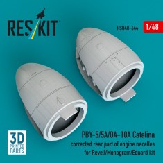 1/48 PBY-5/5A/OA-10A Catalina Corrected Engine Nacelles for Revell/Monogram/Eduard Kits