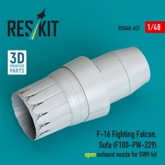 1/48 F-16 Fighting Falcon, Sufa (F100-PW-229) Open Exhaust Nozzles for G.W.H
