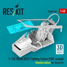 1/48 USAF F-16C Block 50/52 Cockpit Detailed Edition for Tamiya Kit