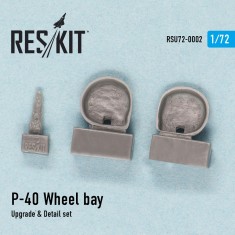 1/72 P-40 D/E/F/K/M/N Wheel Bay Upgrade Set for Special Hobby/Academy/Hasegawa/AZ-models