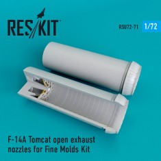 1/72 Grumman F-14A Tomcat Open Exhaust Nozzles for Fine Molds Kit
