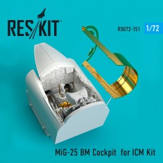1/72 Mikoyan-Gurevich MiG-25 BM Cockpit for ICM Kit