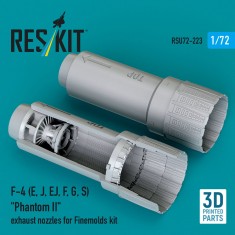 1/72 F-4 (E/J/EJ/F/G/S) Phantom II Exhaust Nozzles for Finemolds kit